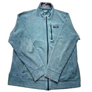 LL BEAN Sweatshirt Mens M Comfort Stretch Performance Pique 1/4 Zip Pullover